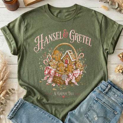 Hansel & Gretel Grimm Brothers Fairy Tale T-Shirt