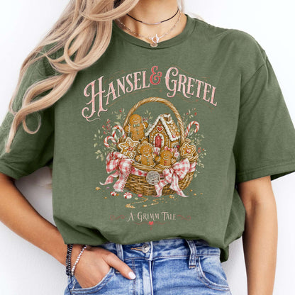 Hansel & Gretel Grimm Brothers Fairy Tale T-Shirt