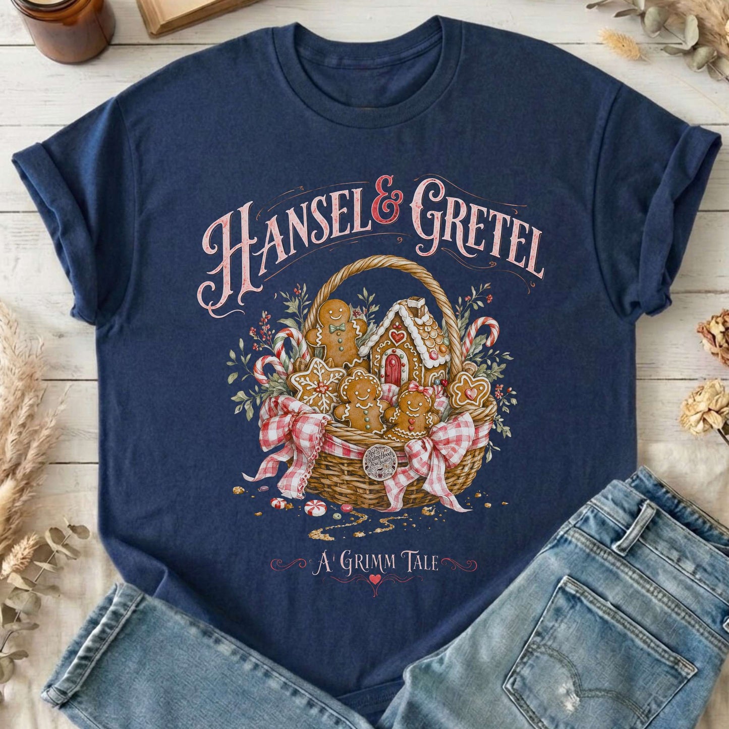Hansel & Gretel Grimm Brothers Fairy Tale T-Shirt