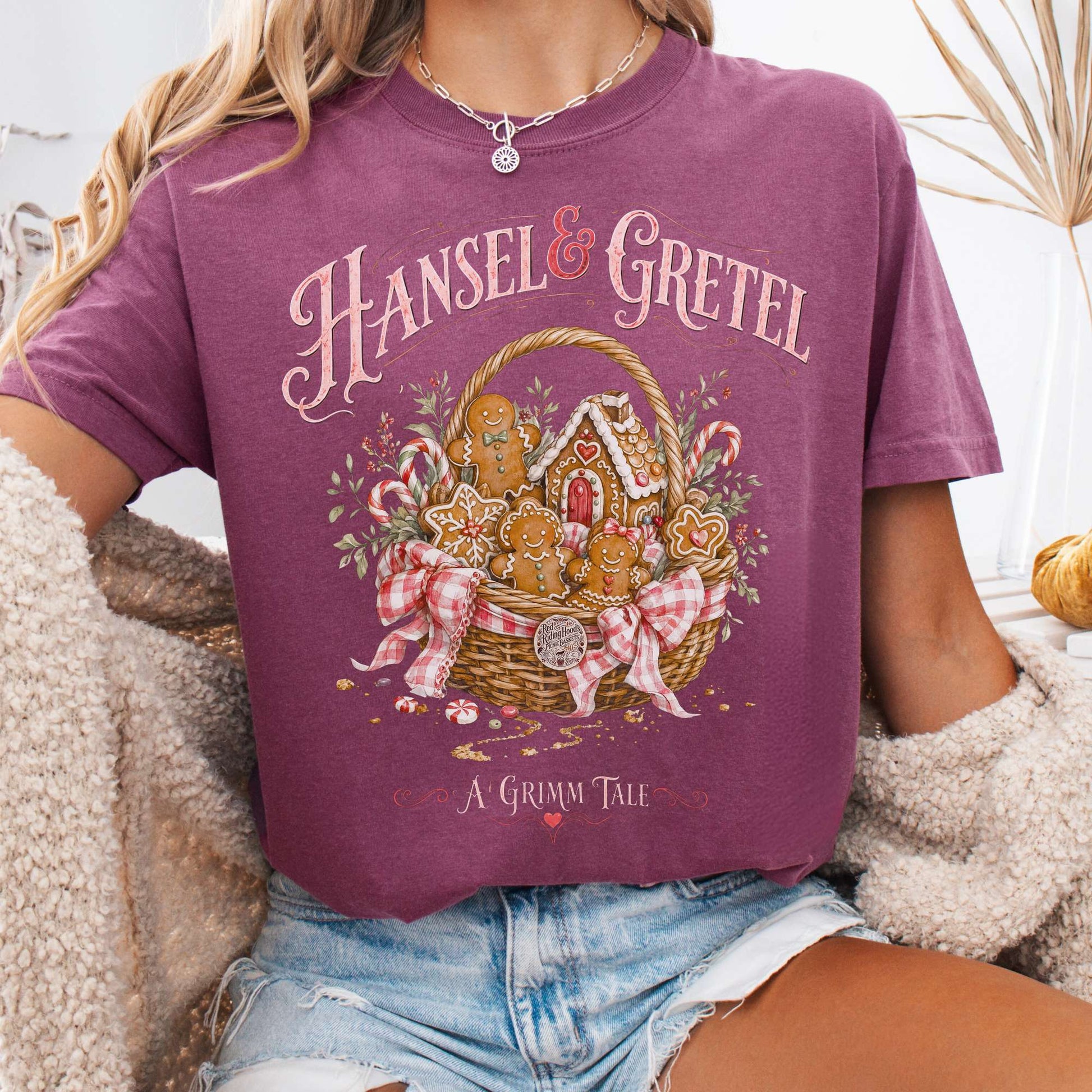 T-Shirt Berry / S Hansel & Gretel Grimm Brothers Fairy Tale T-Shirt The Mystic Eden