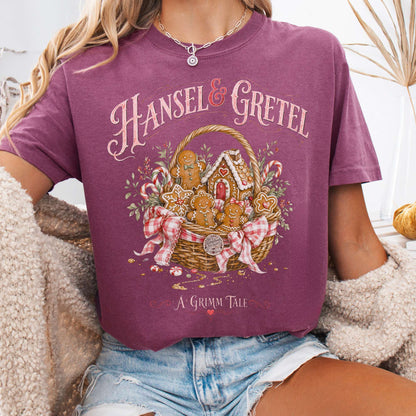 T-Shirt Berry / S Hansel & Gretel Grimm Brothers Fairy Tale T-Shirt The Mystic Eden