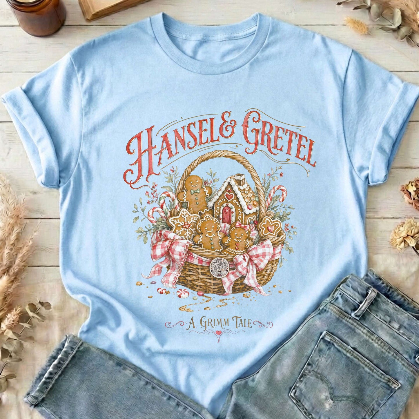 Hansel & Gretel Grimm Brothers Fairy Tale T-Shirt