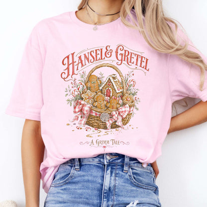 Hansel & Gretel Grimm Brothers Fairy Tale T-Shirt