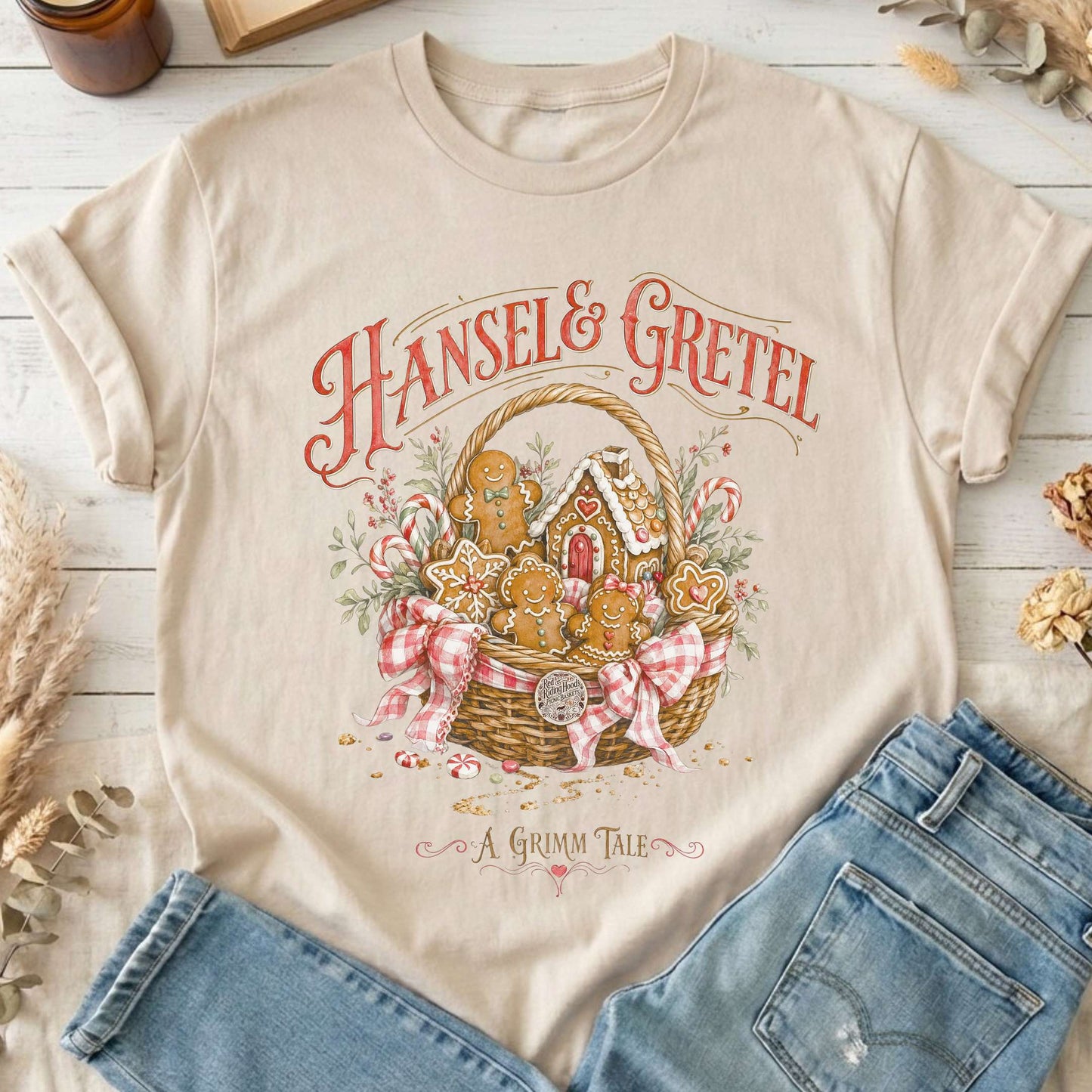 Hansel & Gretel Grimm Brothers Fairy Tale T-Shirt