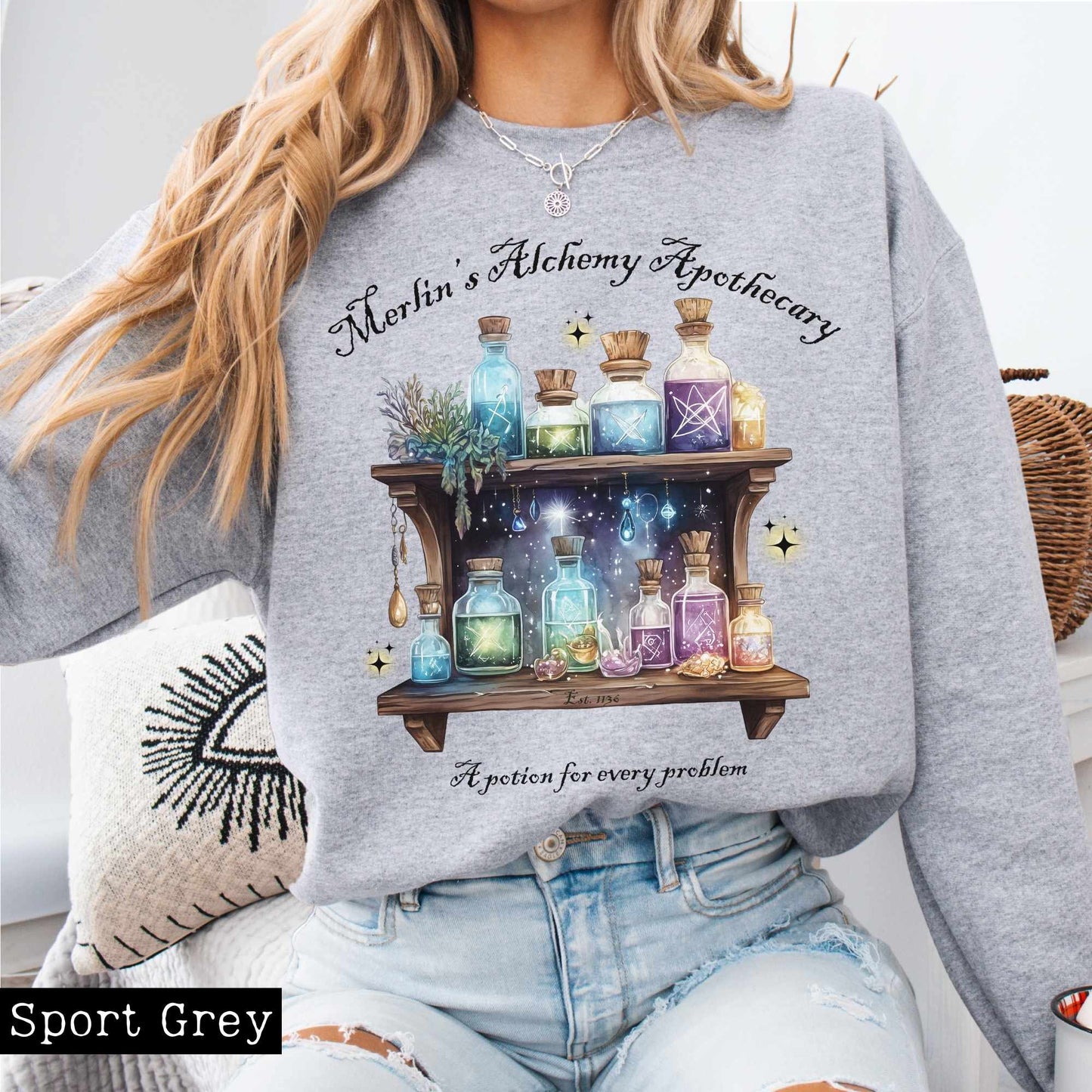 Merlin's Alchemy Apothecary Sweatshirt