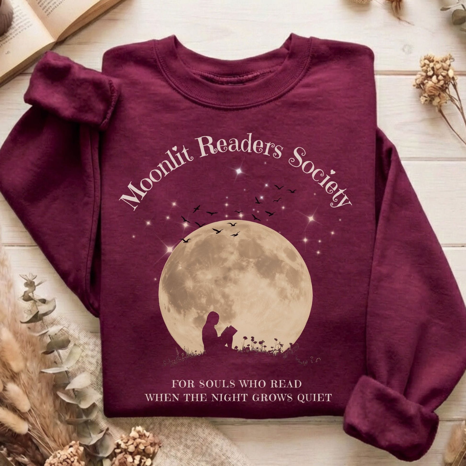 Sweatshirt Maroon / S Design 241 Crewneck Sweatshirt The Mystic Eden