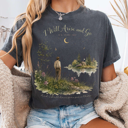 I Will Arise and Go Yeats Literary T-Shirt