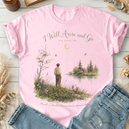 I Will Arise and Go Yeats Literary T-Shirt