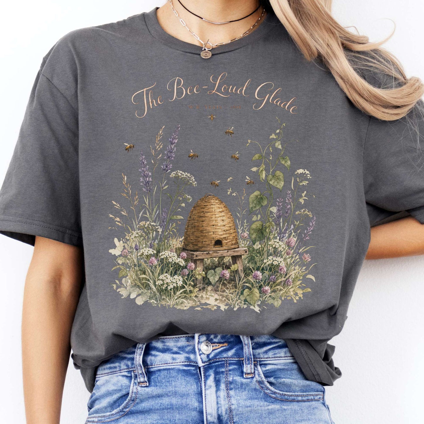 The Bee-Loud Glade W.B. Yeats Literary T-Shirt