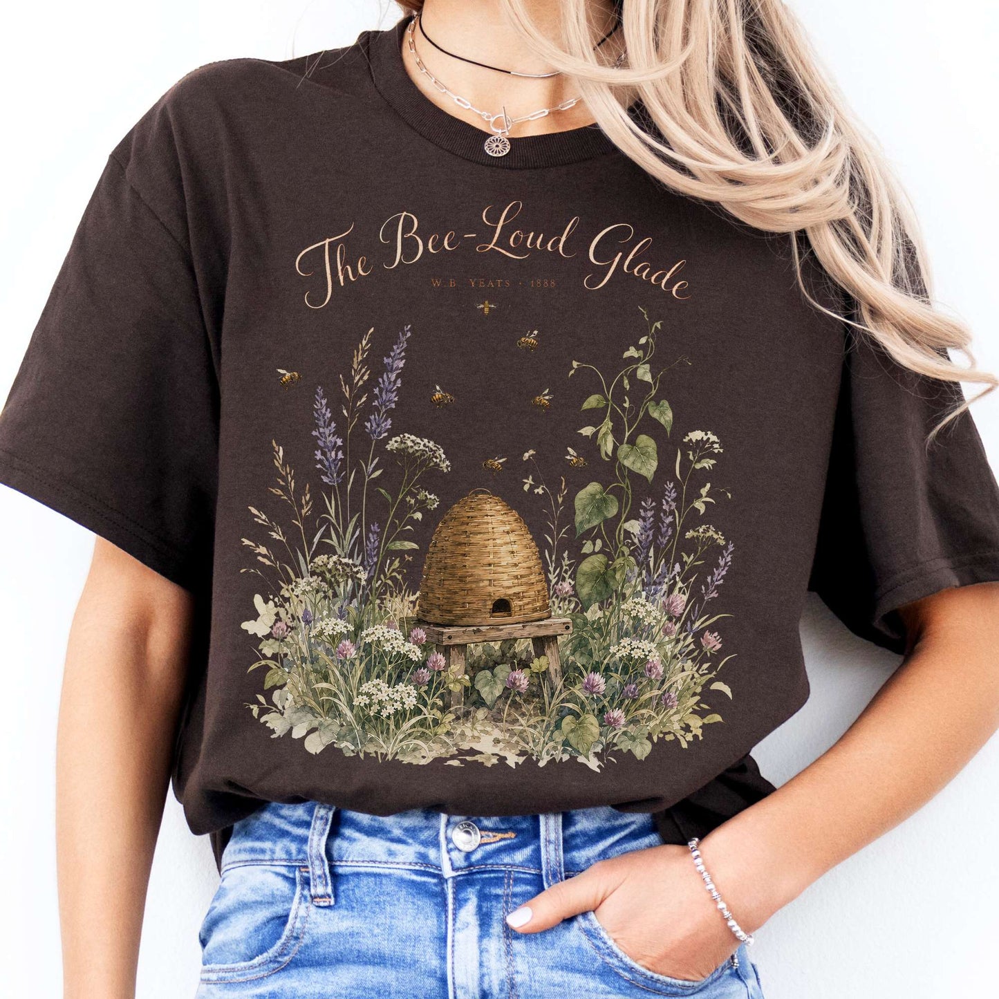 The Bee-Loud Glade W.B. Yeats Literary T-Shirt