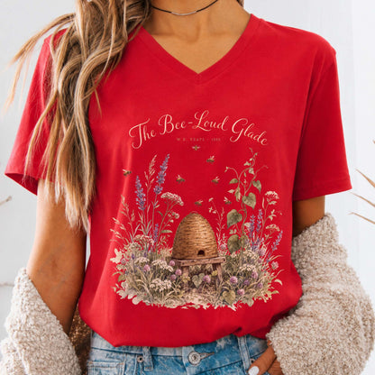 The Bee-Loud Glade W.B. Yeats Literary V-Neck