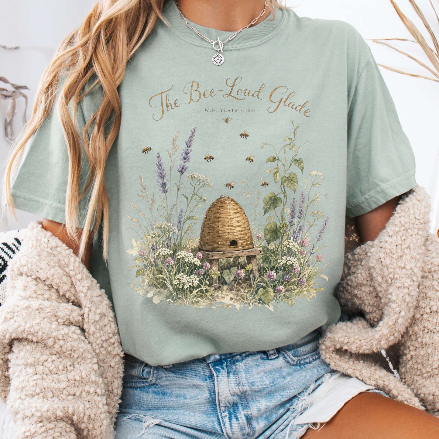 The Bee-Loud Glade W.B. Yeats Literary T-Shirt