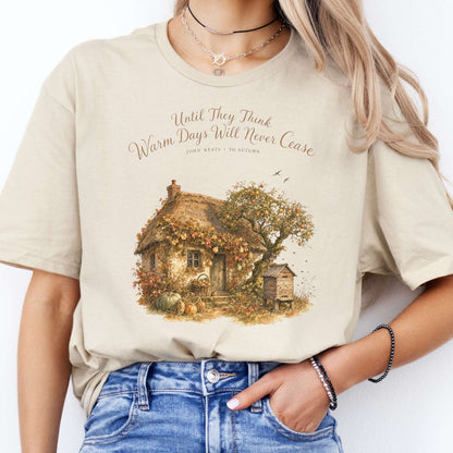Warm Days Will Never Cease Keats To Autumn Literary T-Shirt
