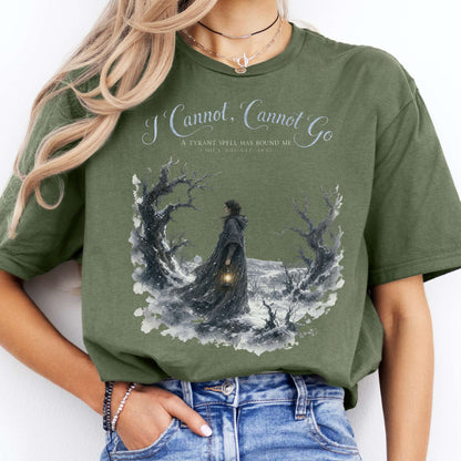 I Cannot, Cannot Go Emily Brontë Literary T-Shirt