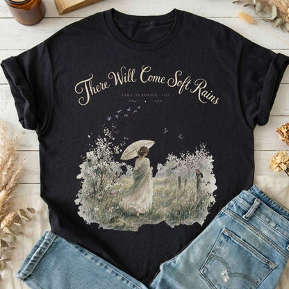 There Will Come Soft Rains Sara Teasdale Literary T-Shirt