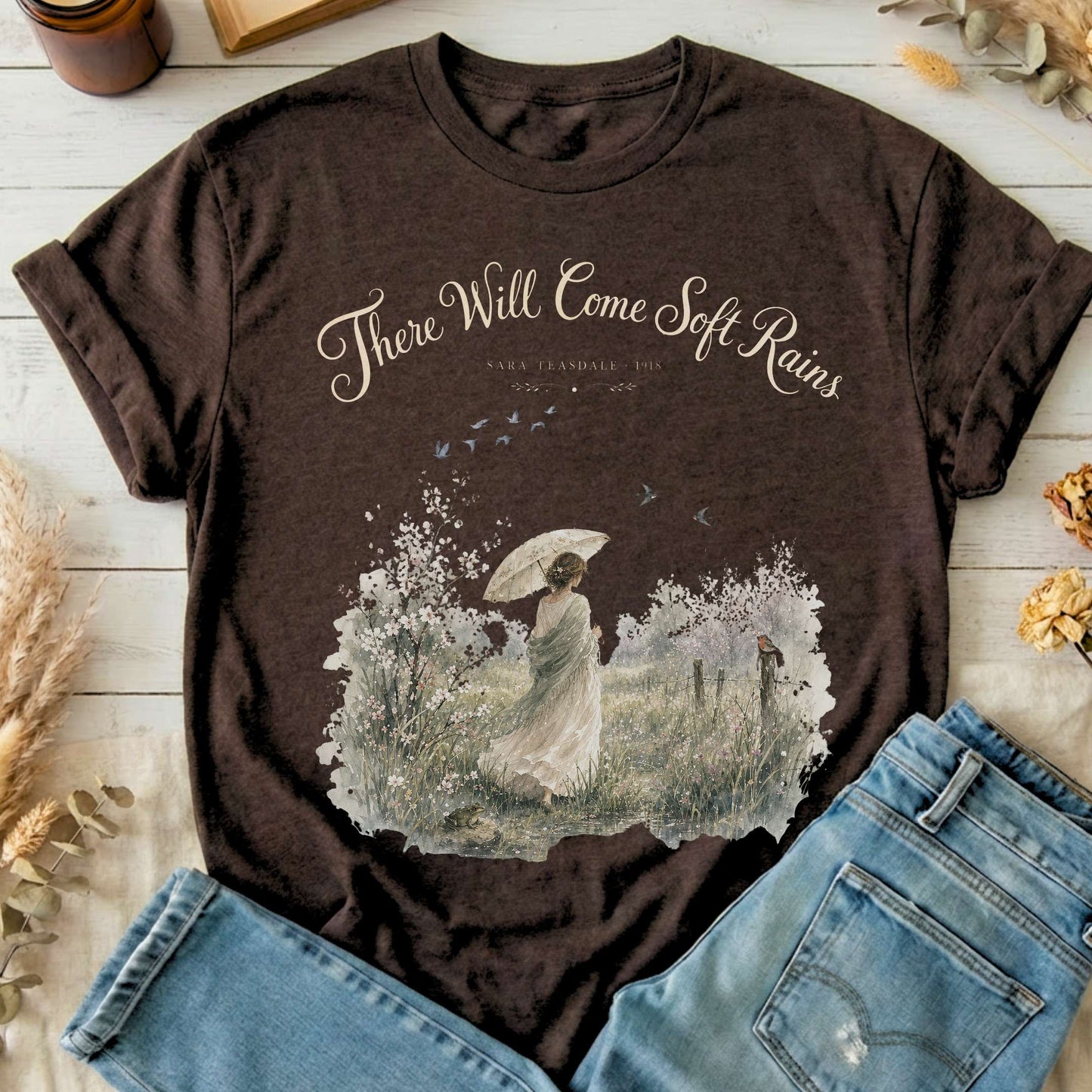 There Will Come Soft Rains Sara Teasdale Literary T-Shirt
