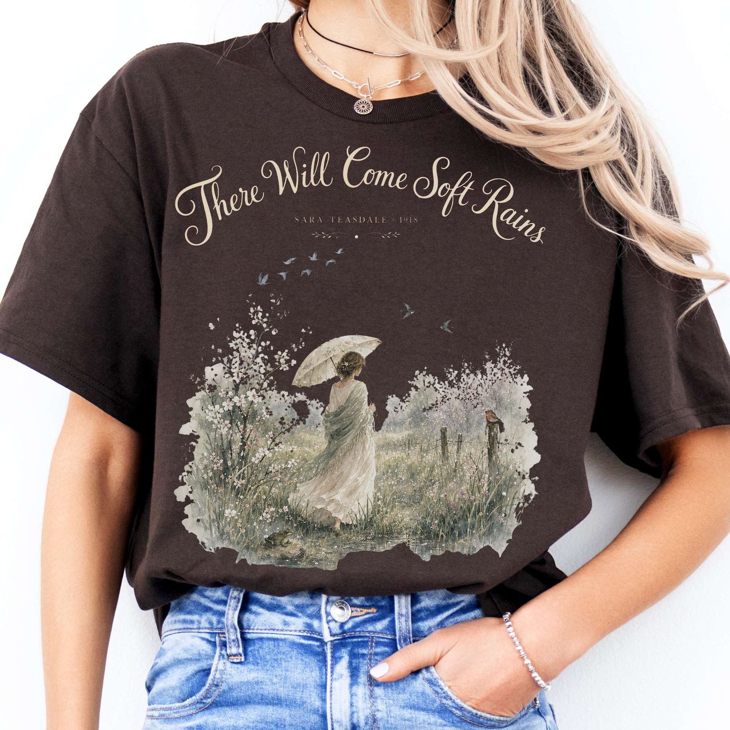 There Will Come Soft Rains Sara Teasdale Literary T-Shirt