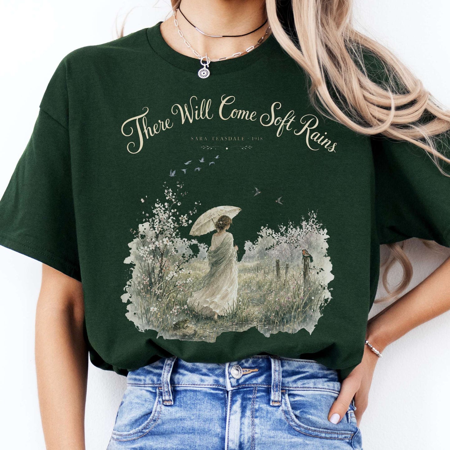 There Will Come Soft Rains Sara Teasdale Literary T-Shirt