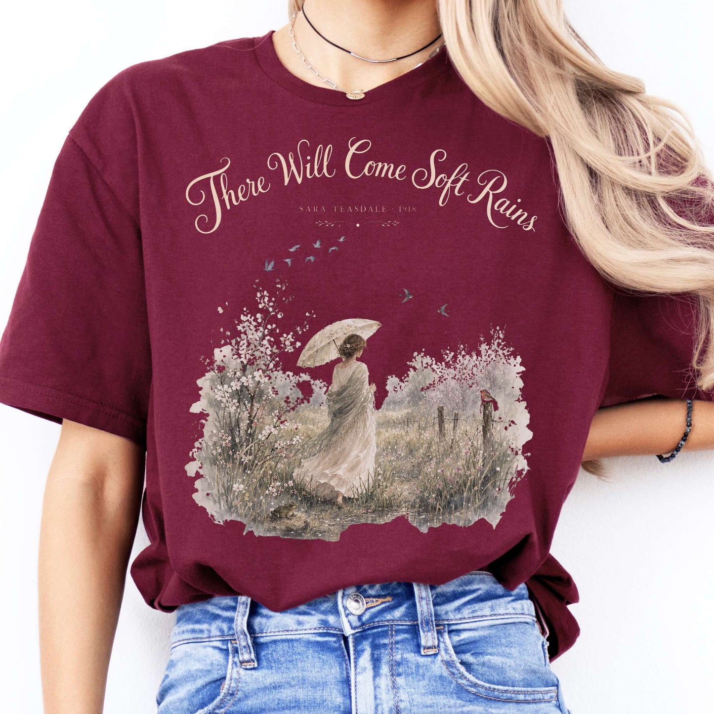 There Will Come Soft Rains Sara Teasdale Literary T-Shirt