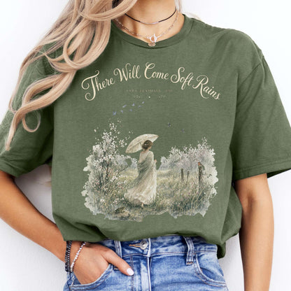 There Will Come Soft Rains Sara Teasdale Literary T-Shirt