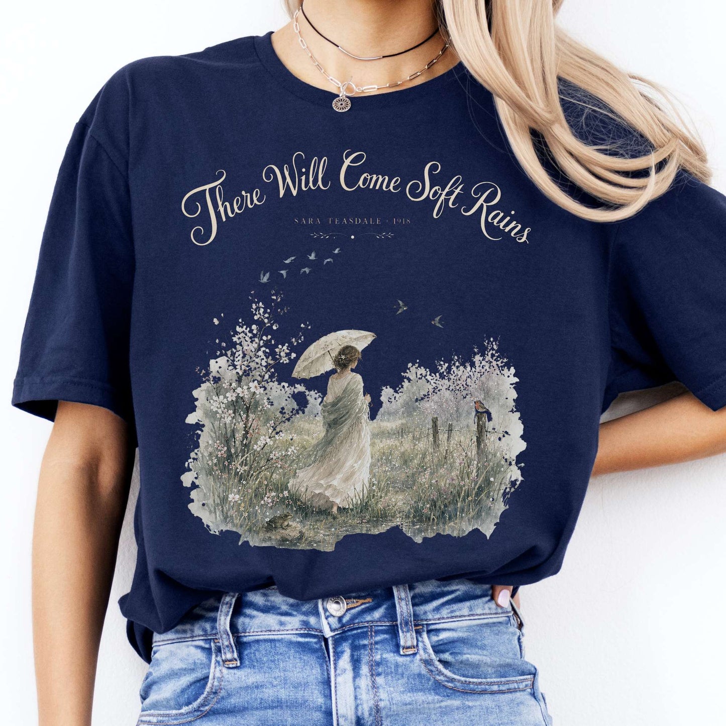 There Will Come Soft Rains Sara Teasdale Literary T-Shirt