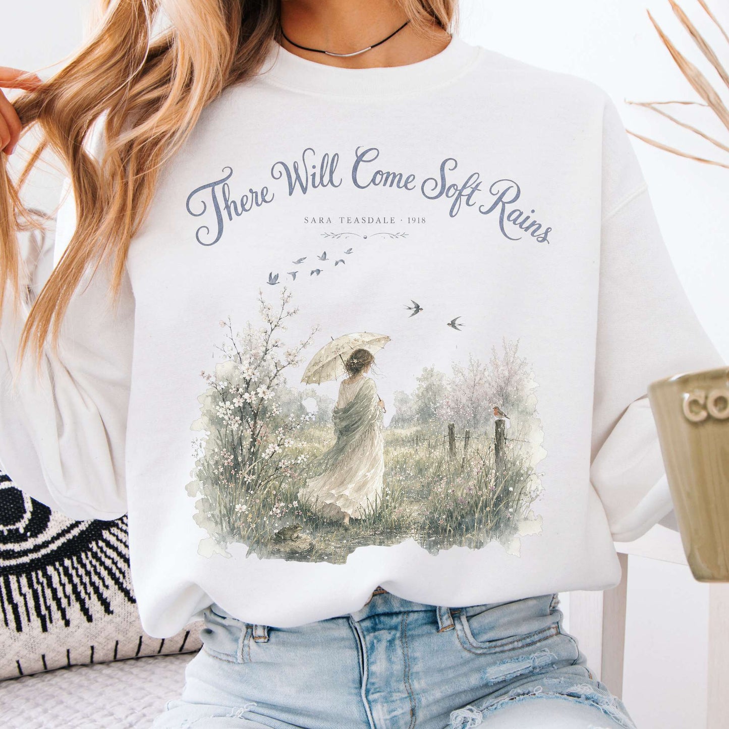 There Will Come Soft Rains Sara Teasdale Literary Sweatshirt