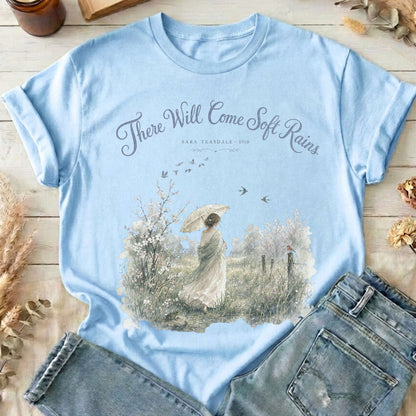 There Will Come Soft Rains Sara Teasdale Literary T-Shirt