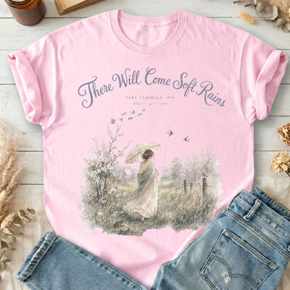 There Will Come Soft Rains Sara Teasdale Literary T-Shirt