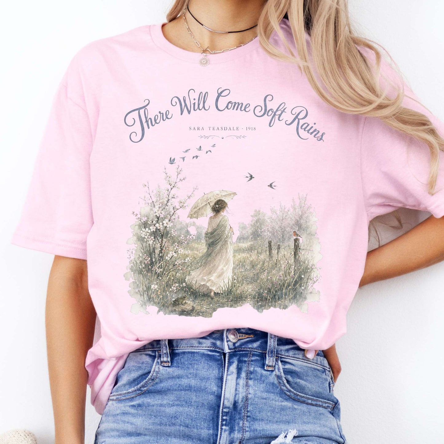 There Will Come Soft Rains Sara Teasdale Literary T-Shirt