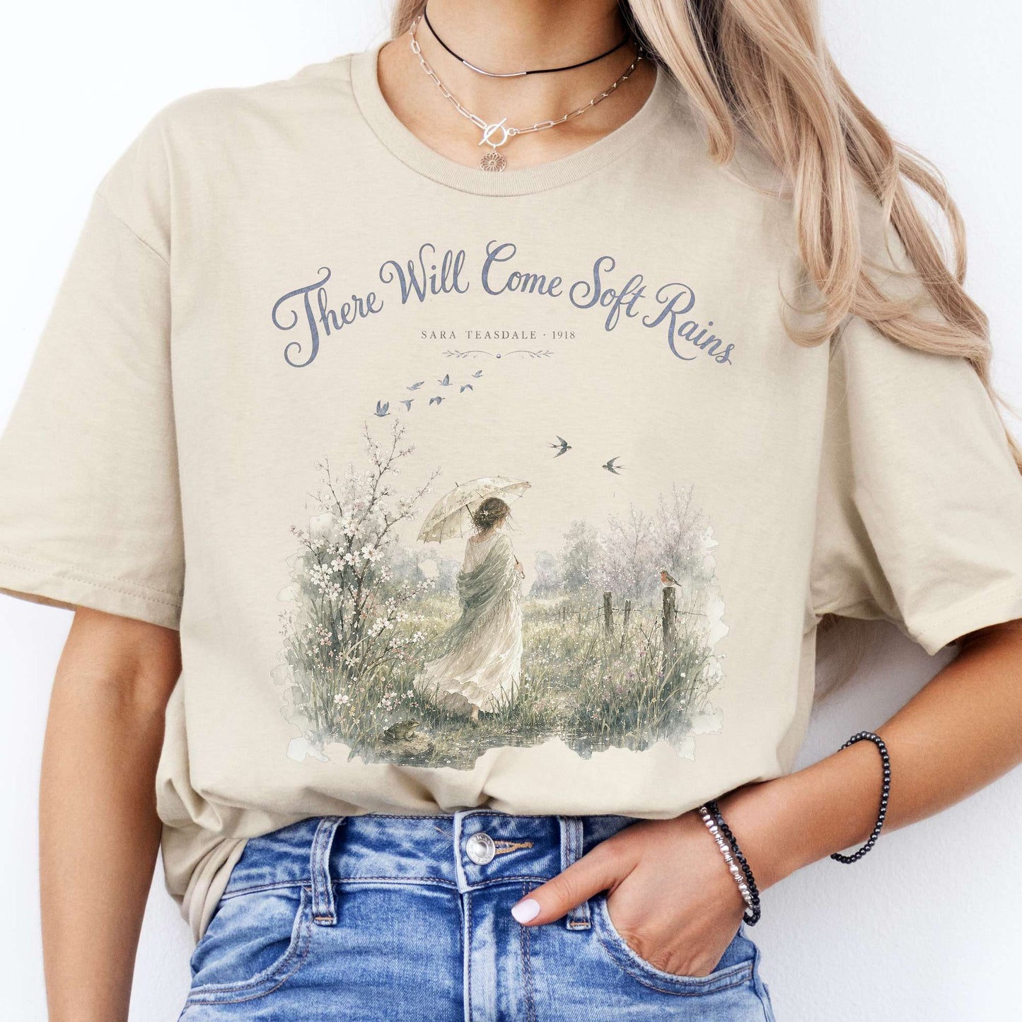 There Will Come Soft Rains Sara Teasdale Literary T-Shirt