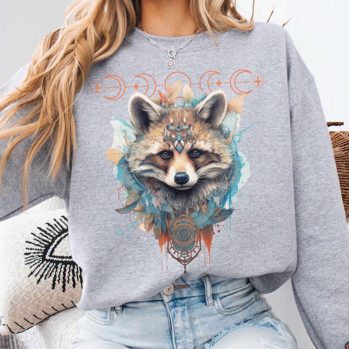 Mystical Raccoon Sweatshirt