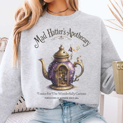 Sweatshirt Ash / S Design 381 Crewneck Sweatshirt The Mystic Eden