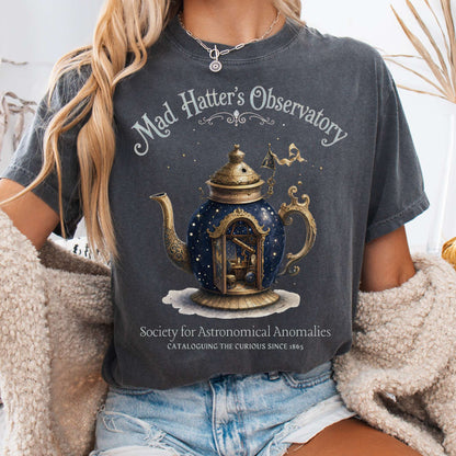 T-Shirt Pepper / S Mad Hatter's Observatory Lewis Carroll Literary T-Shirt The Mystic Eden