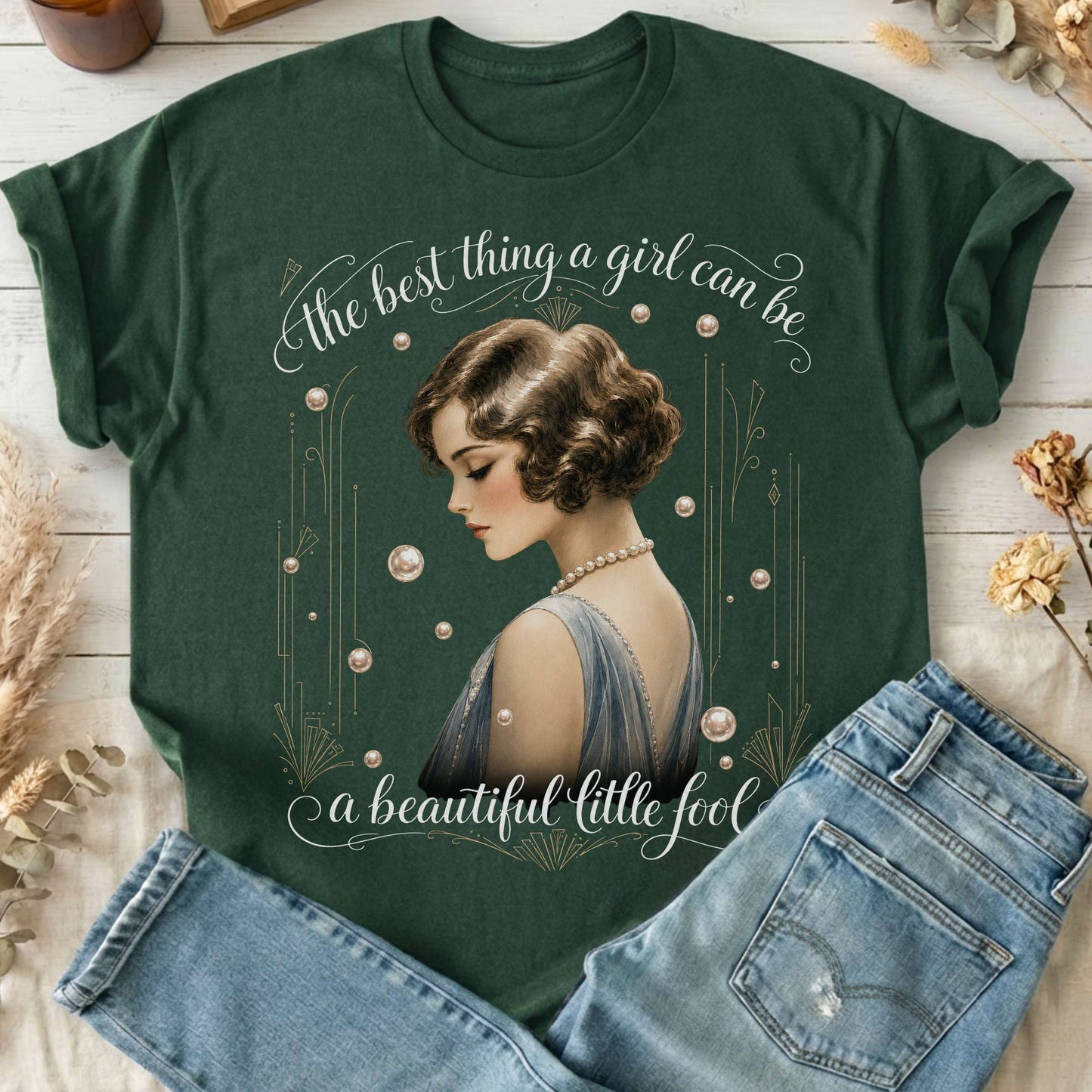 A Beautiful Little Fool The Great Gatsby Literary T-Shirt