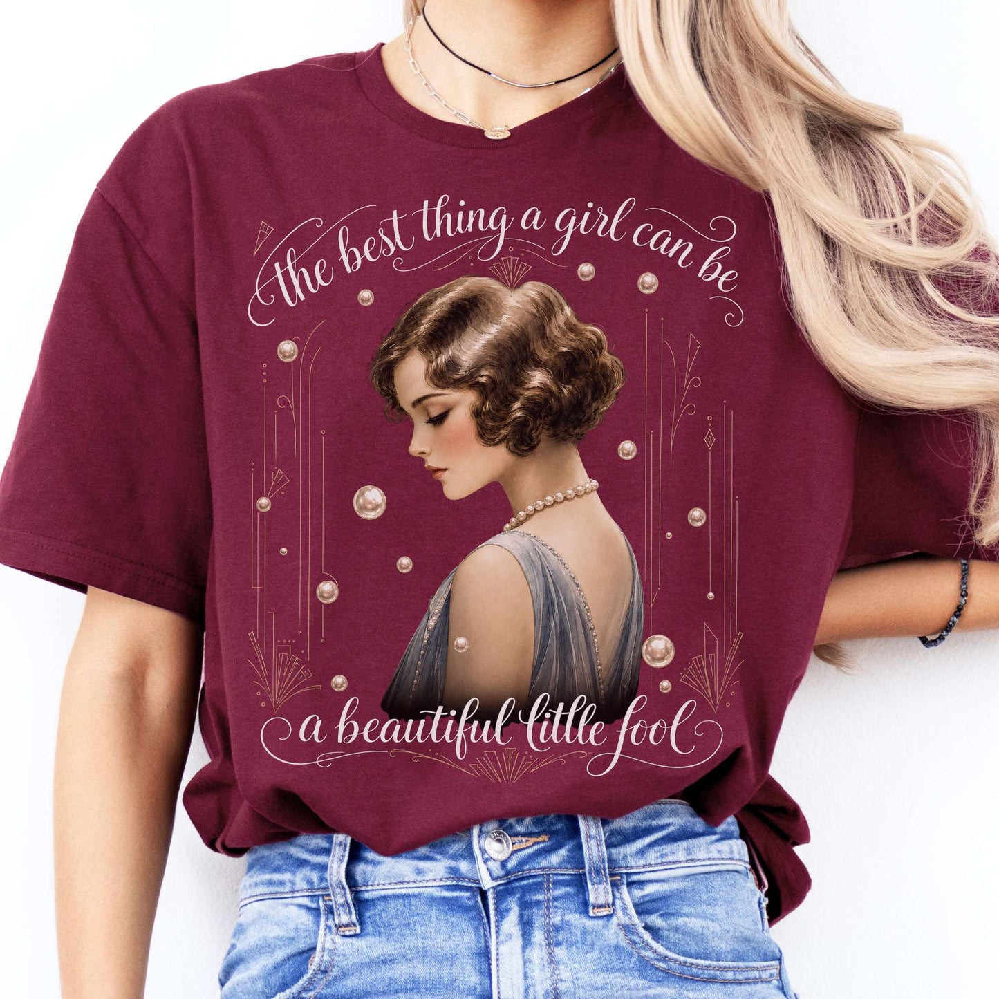 A Beautiful Little Fool The Great Gatsby Literary T-Shirt