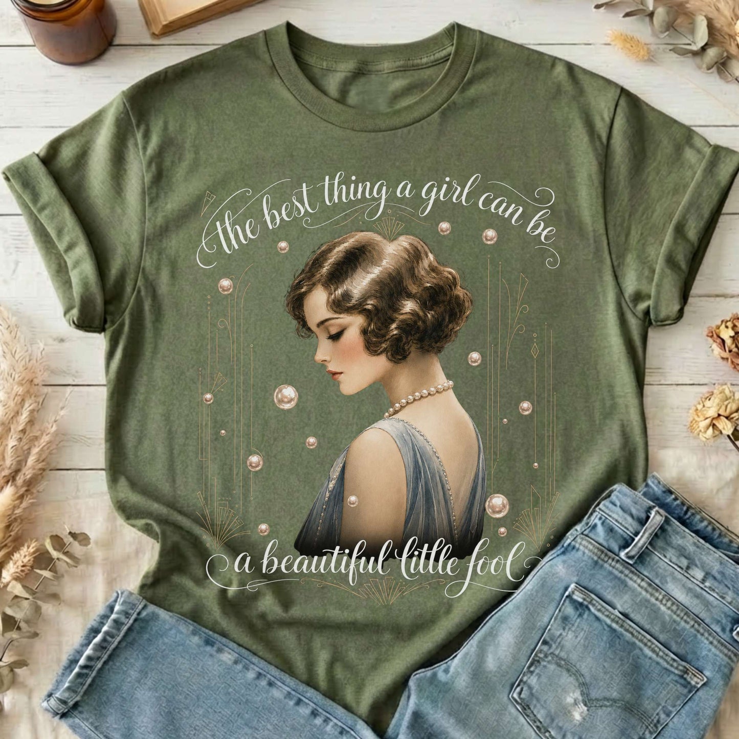 A Beautiful Little Fool The Great Gatsby Literary T-Shirt