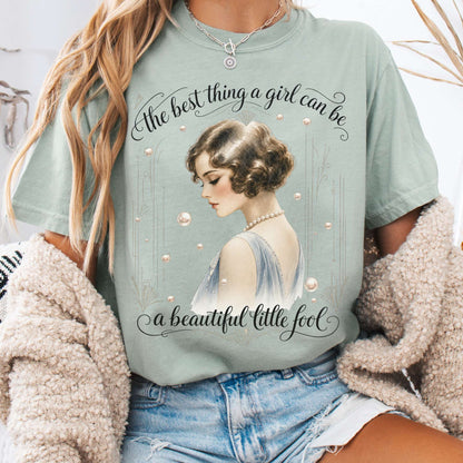 T-Shirt Bay / S A Beautiful Little Fool The Great Gatsby Literary T-Shirt The Mystic Eden