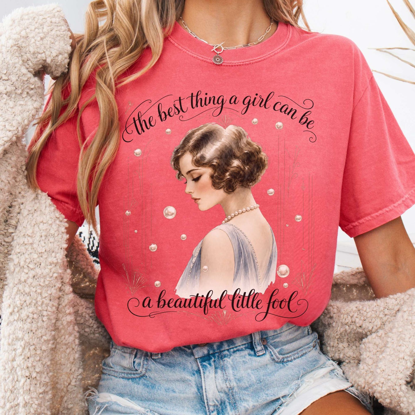 T-Shirt Watermelon / S A Beautiful Little Fool The Great Gatsby Literary T-Shirt The Mystic Eden