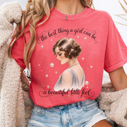 T-Shirt Watermelon / S A Beautiful Little Fool The Great Gatsby Literary T-Shirt The Mystic Eden