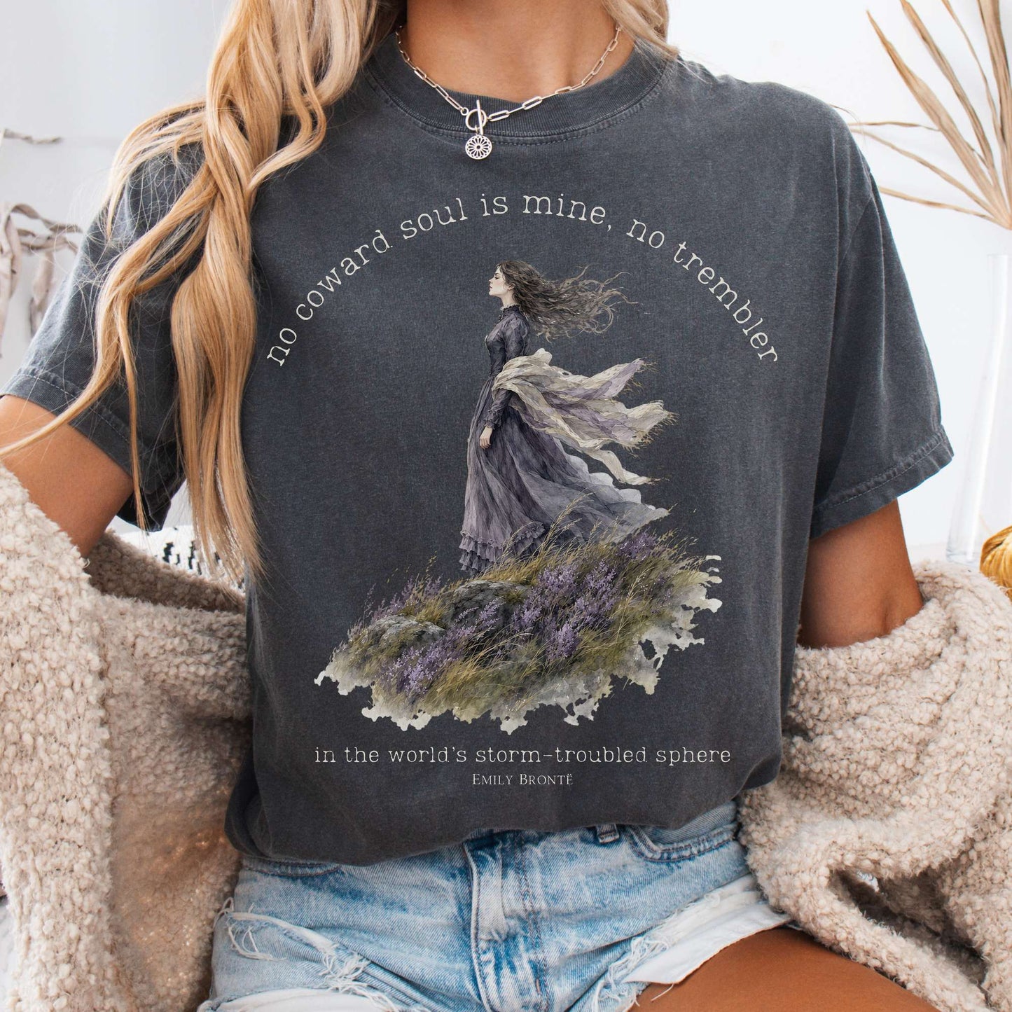 Pepper - No Coward Soul Is Mine Emily Brontë Literary T-Shirt