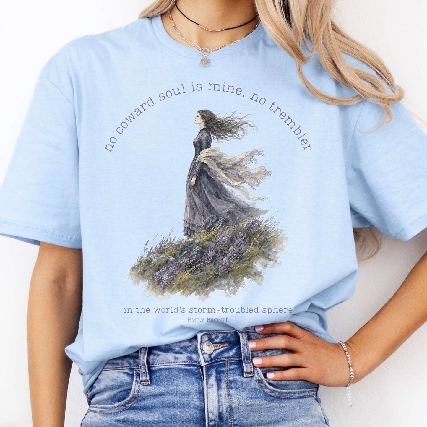 No Coward Soul Is Mine Emily Brontë Literary T-Shirt