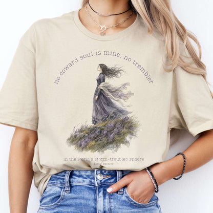 No Coward Soul Is Mine Emily Brontë Literary T-Shirt