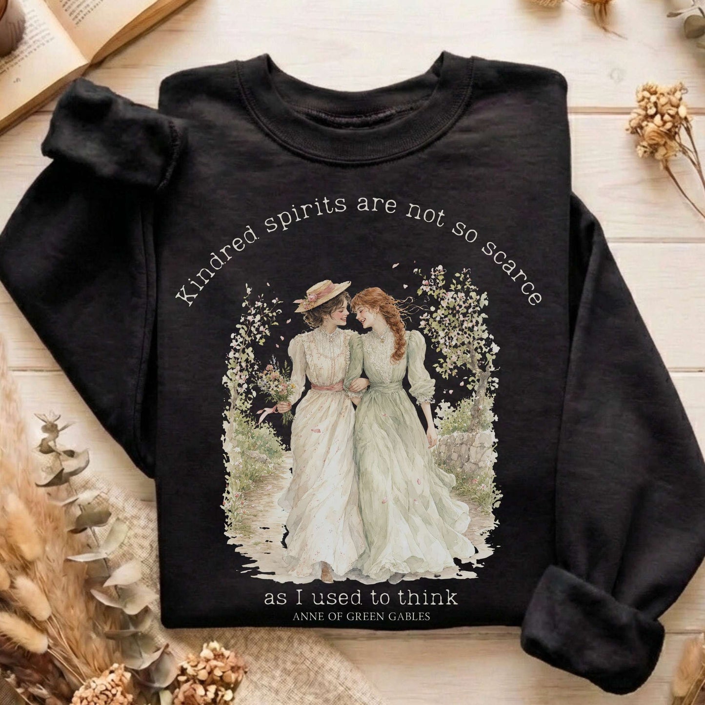 Kindred Spirits Anne of Green Gables Literary Sweatshirt