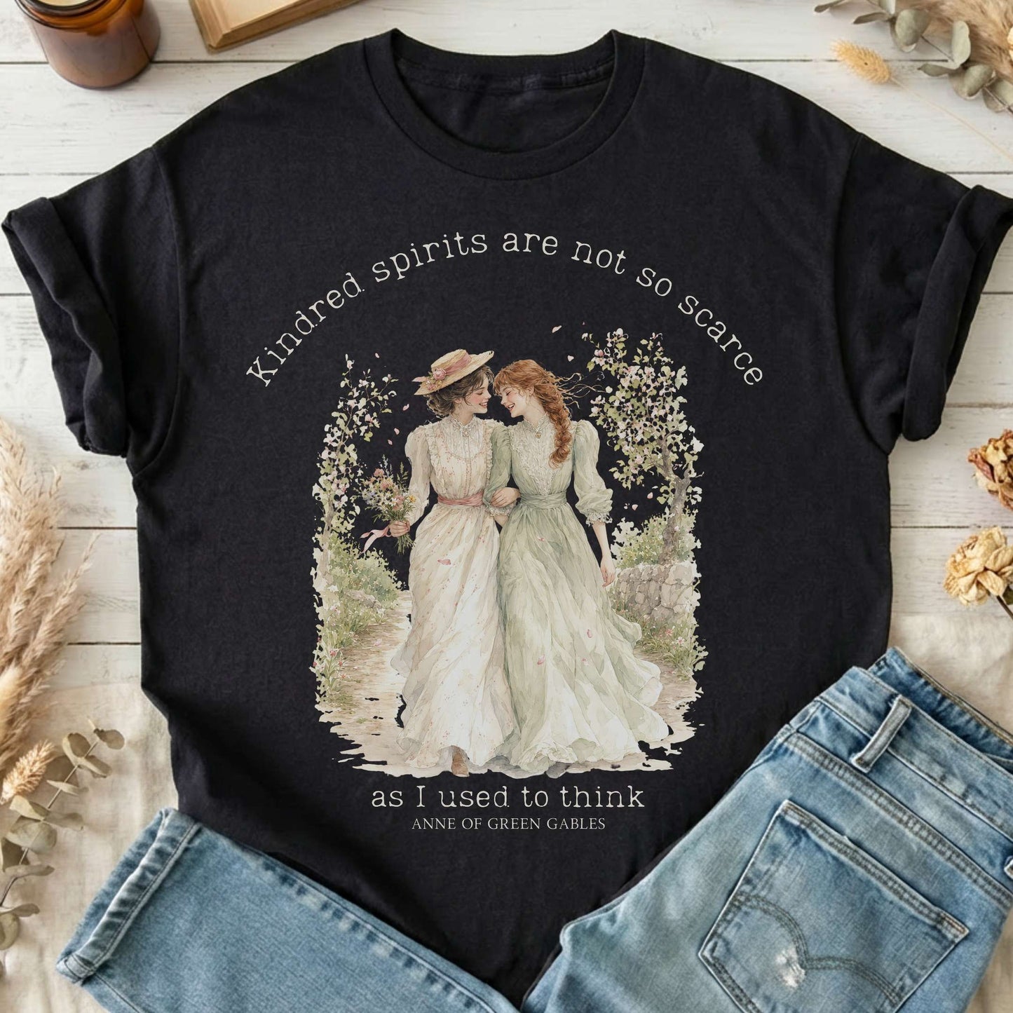 Kindred Spirits Anne of Green Gables Literary T-Shirt