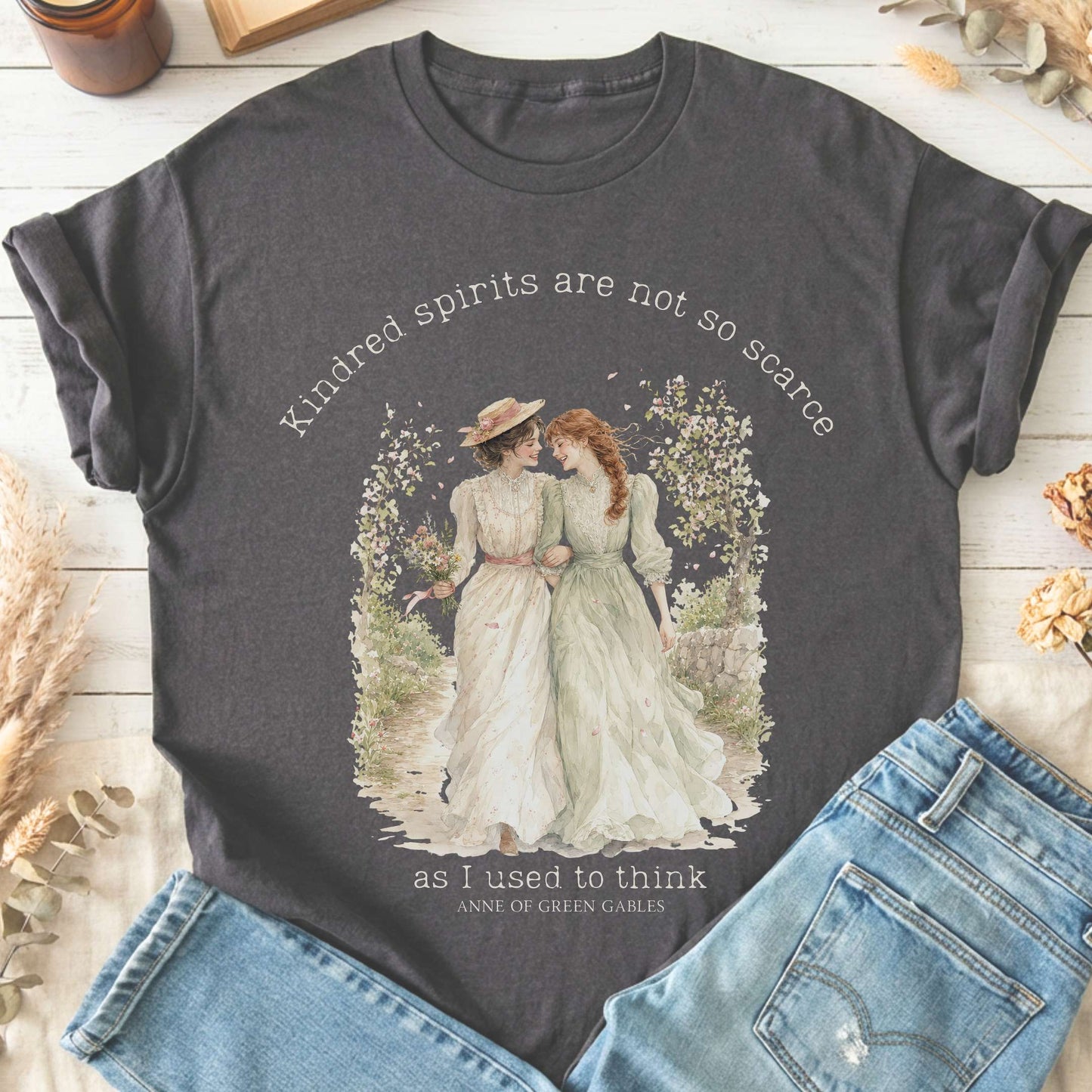 Kindred Spirits Anne of Green Gables Literary T-Shirt