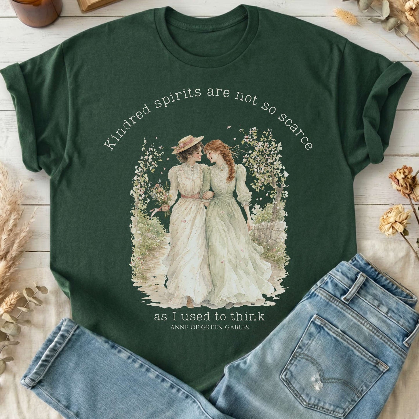Kindred Spirits Anne of Green Gables Literary T-Shirt