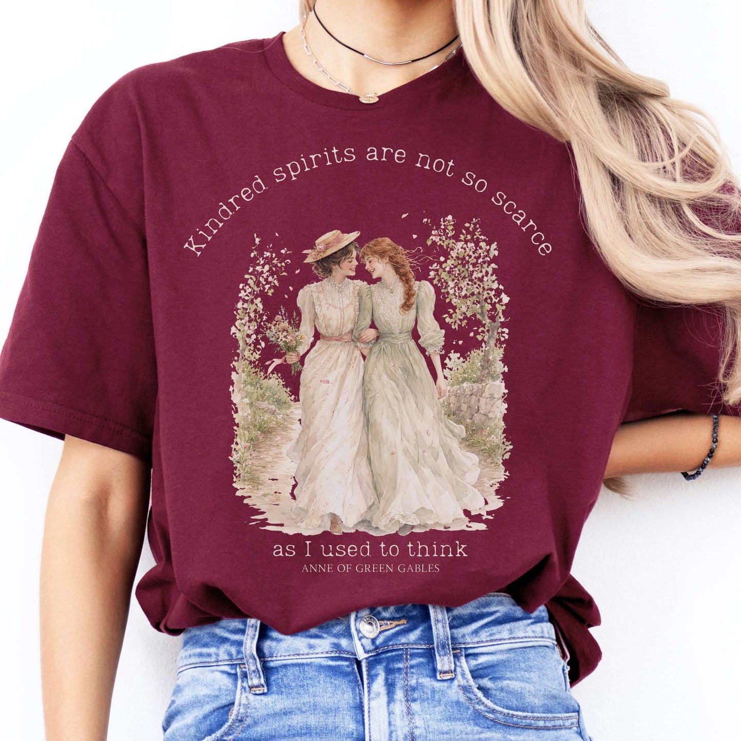Kindred Spirits Anne of Green Gables Literary T-Shirt