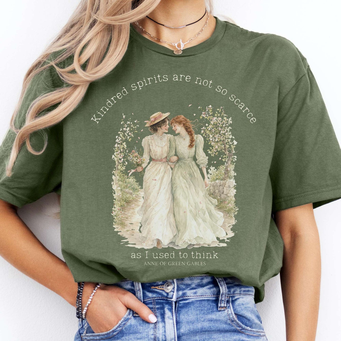 Kindred Spirits Anne of Green Gables Literary T-Shirt