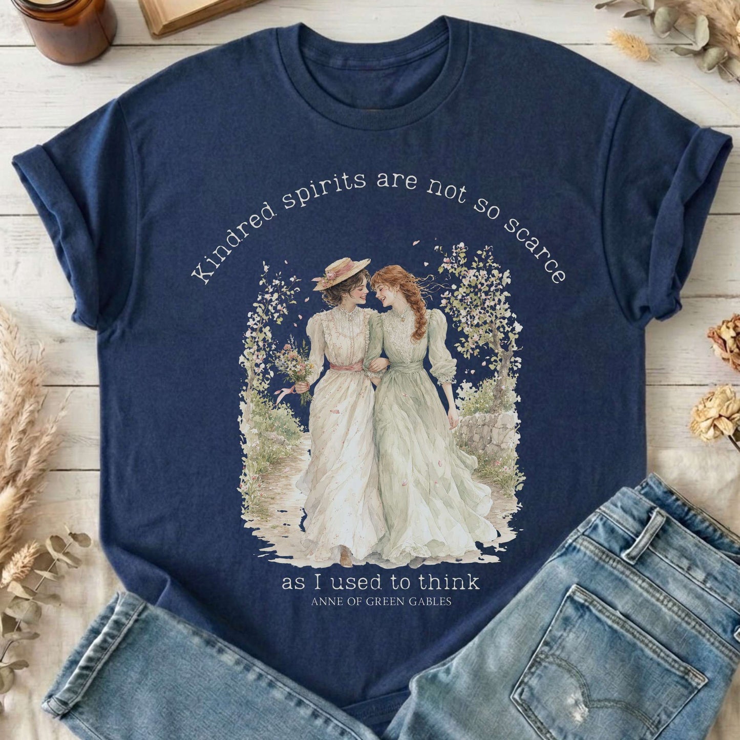 Kindred Spirits Anne of Green Gables Literary T-Shirt