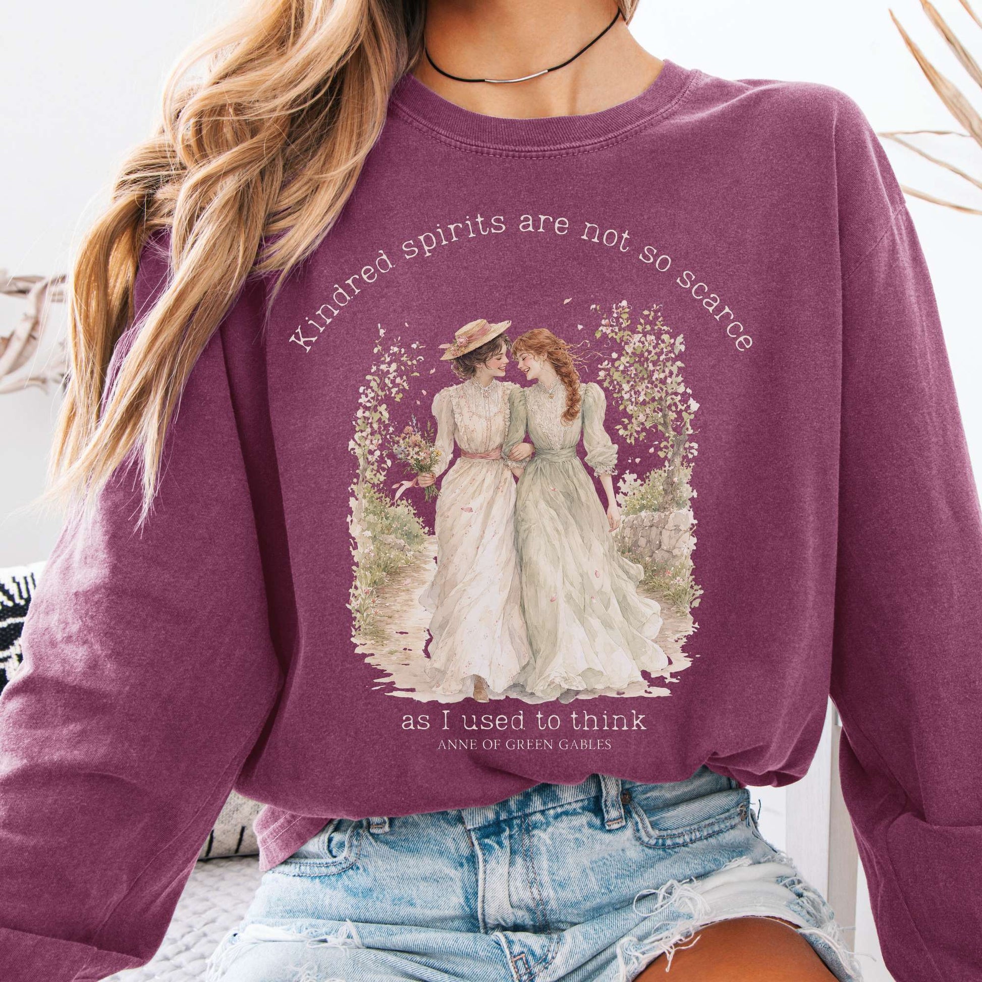 Berry - Kindred Spirits Anne of Green Gables Literary Long Sleeve